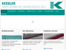 Tablet Screenshot of kessler-team.de